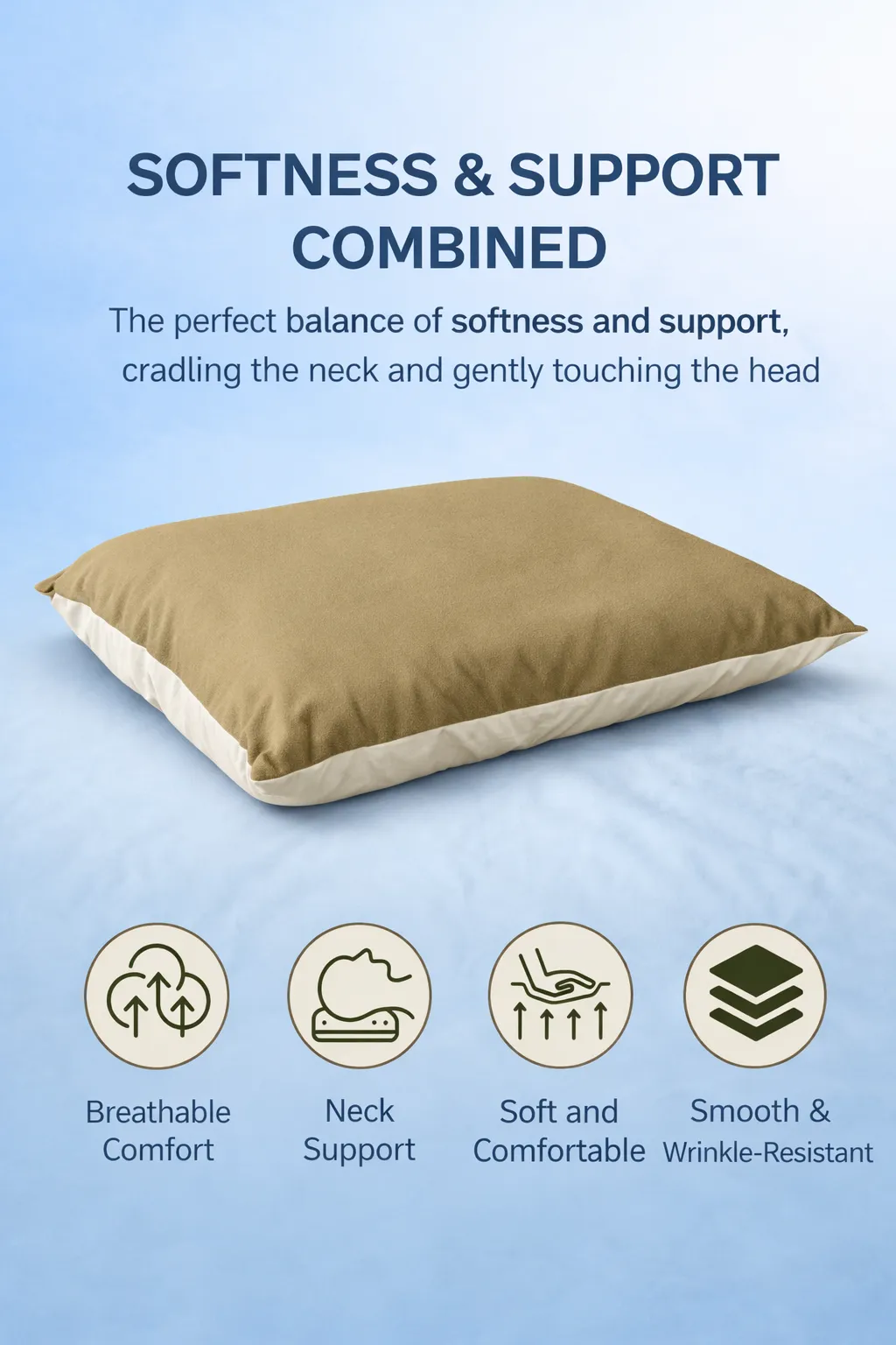memory foam camping pillow