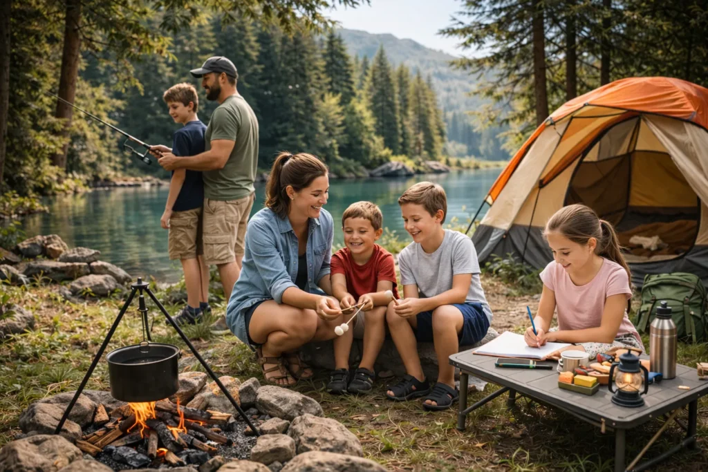 outdoor camping activities for families