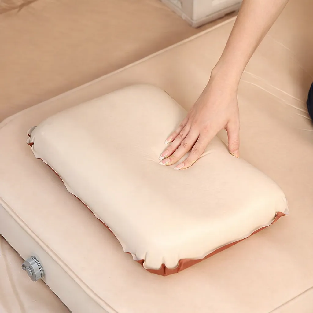 self inflatable camping pillow